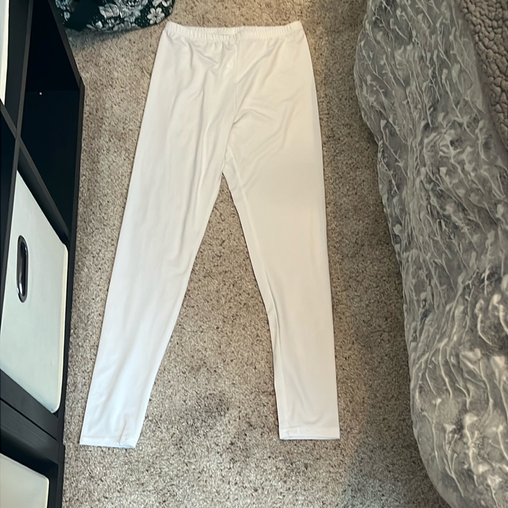 SHEIN White Leggings